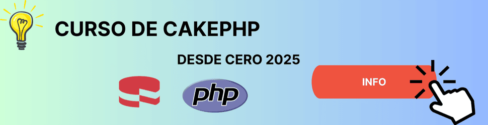 Banner de Cakephp