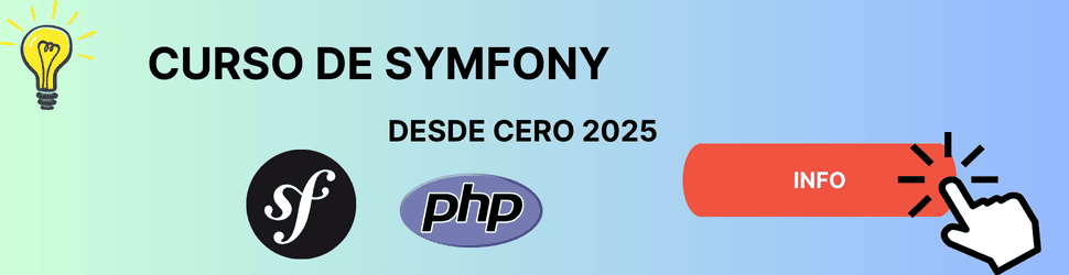 Banner de Symfony